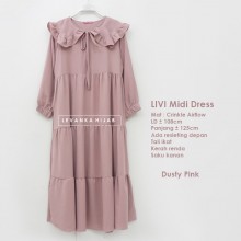 LIVI-003 LIVI Midi Dress Crinkle Airflow